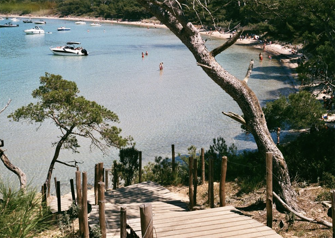 Escalier vers mer